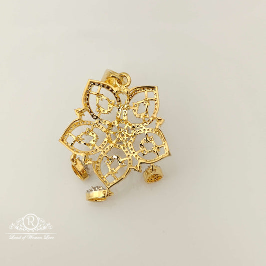 Silver Diamond Replica Design CZ-Stones Locket-RCCP50