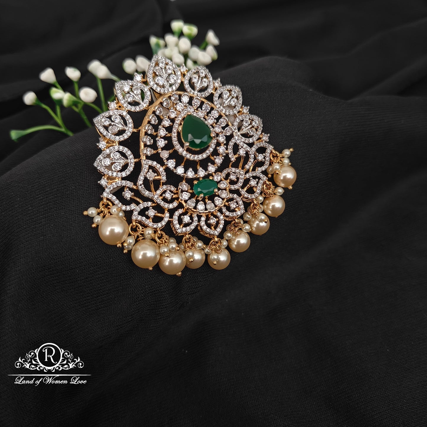 pendant 92.5 silver simple and cute pendant diamond finishing pendant -rcm091248 92.5 silver ramala jewelry / ramala collections