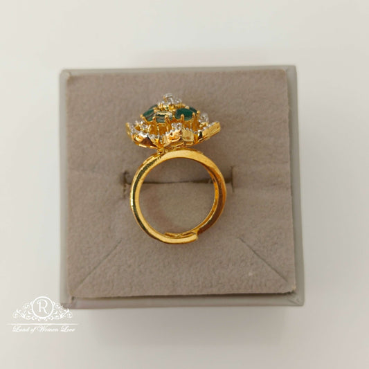 Silver Diamond Replica Design CZ-Stones Finger Ring-RCCP106