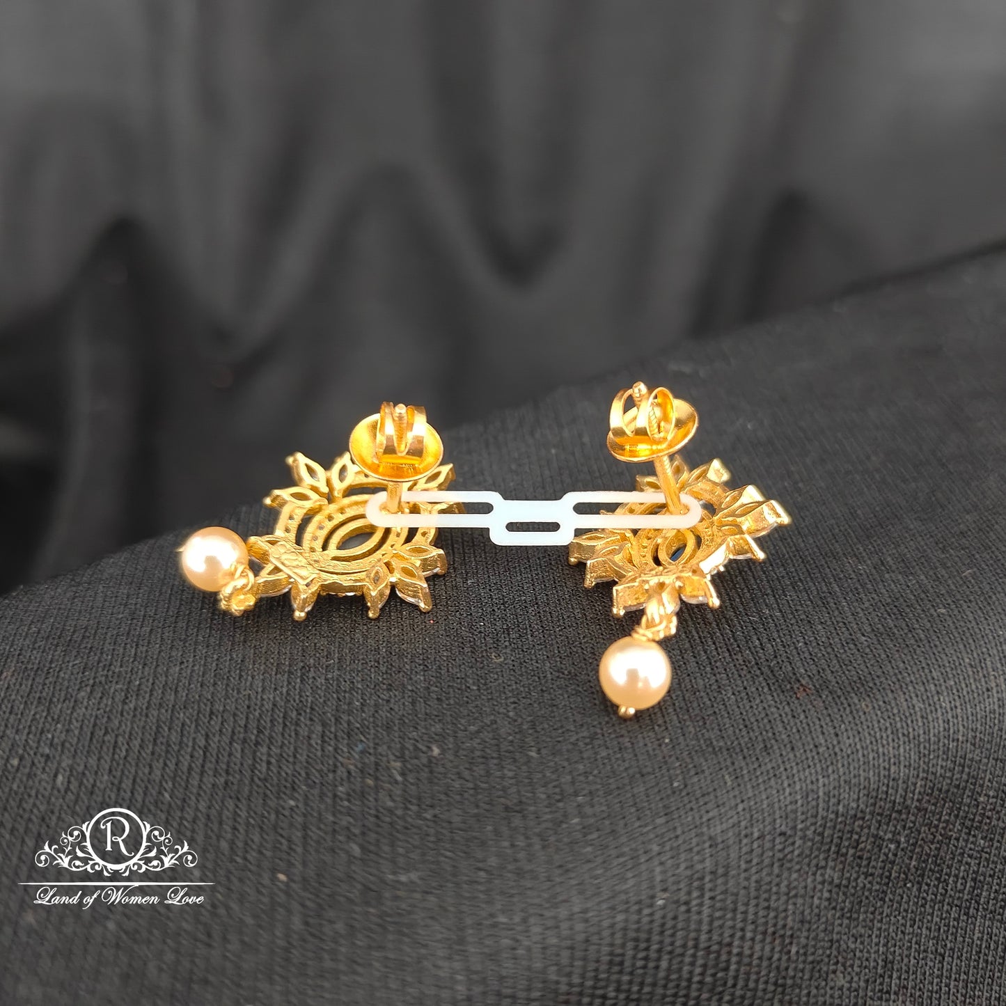 Silver earrings -RCM386