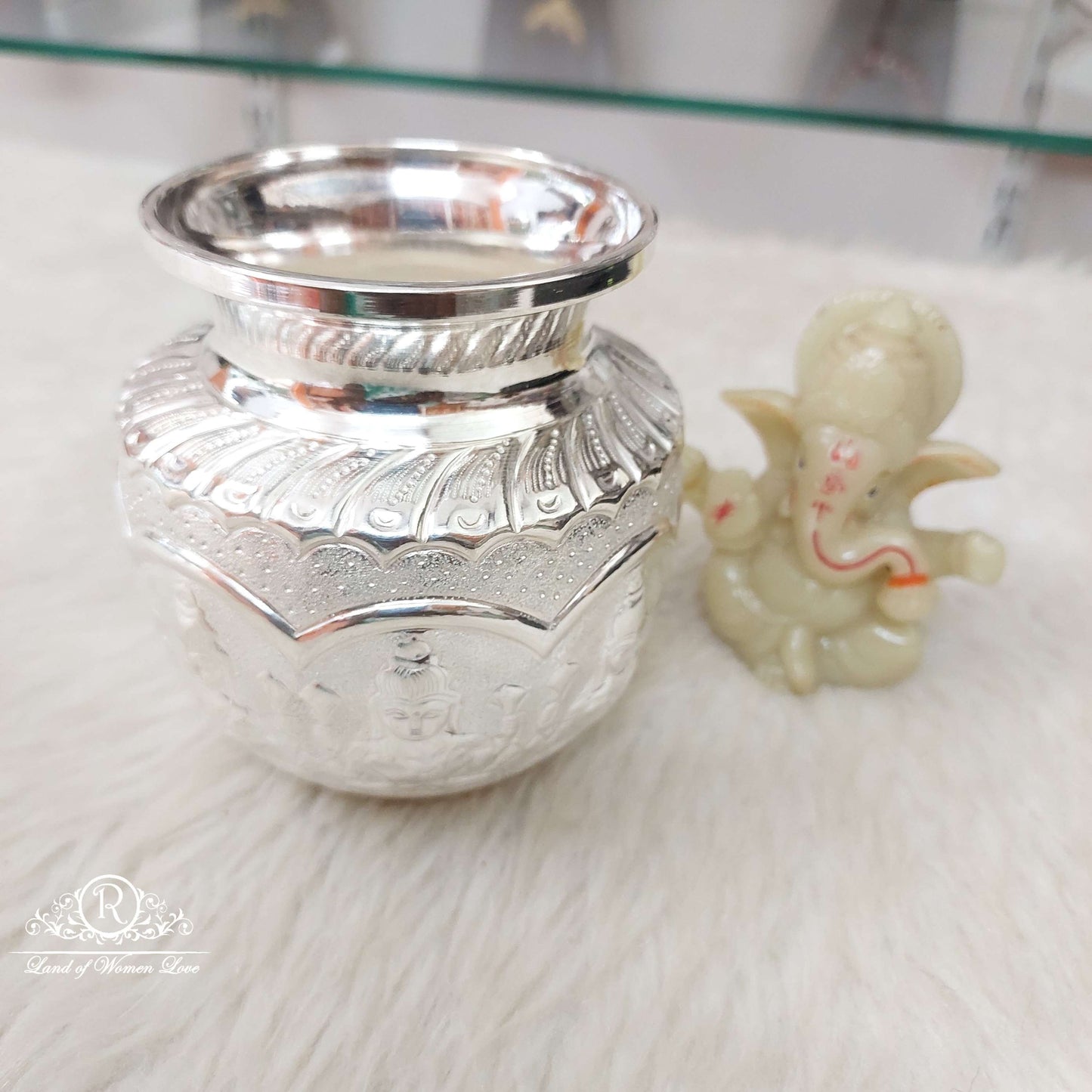 Silver Astalakshmi Chembu-S442