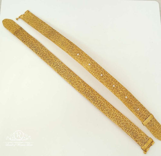 silver vaddanam back hip belt design-rc87-60p42 92.5 silver ramala jewelry / ramala collections