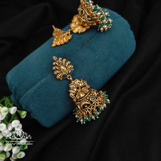 Silver jhumkas-RCDS366