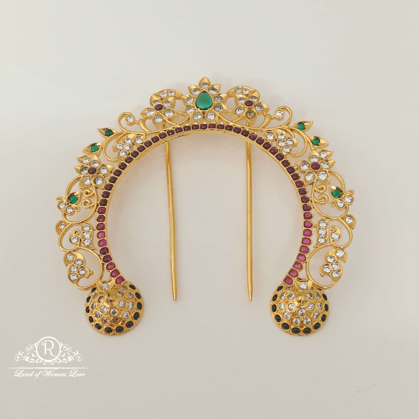 Silver Hair Pin Design-S745