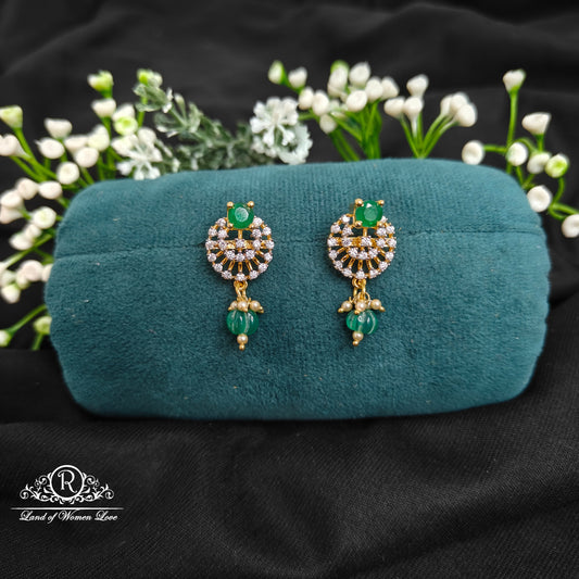 earrings 92.5 silver diamond finishing earrings 92.5 silver ramala jewelry / ramala collections