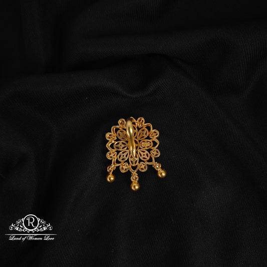 92.5 Silver flower design Navaratna pendant-RCCP370