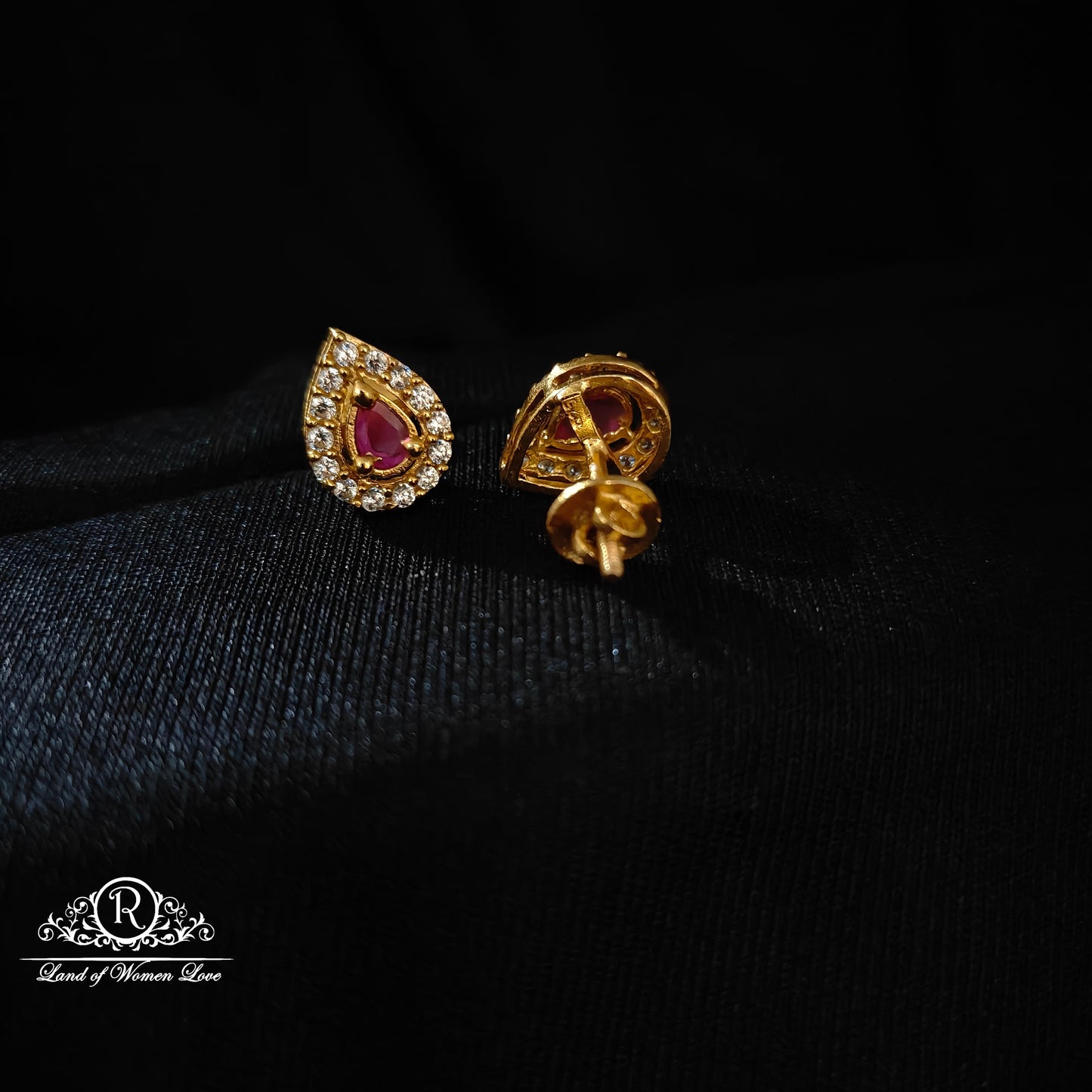 Silver earrings -RCM380