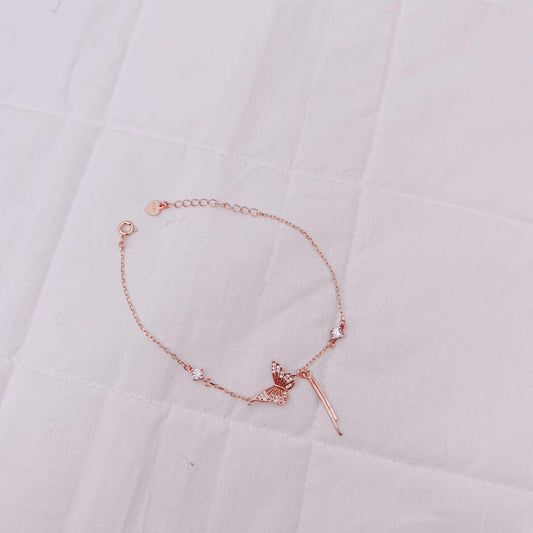 silver rose gold polish breslet -rcg043 92.5 silver ramala jewelry / ramala collections