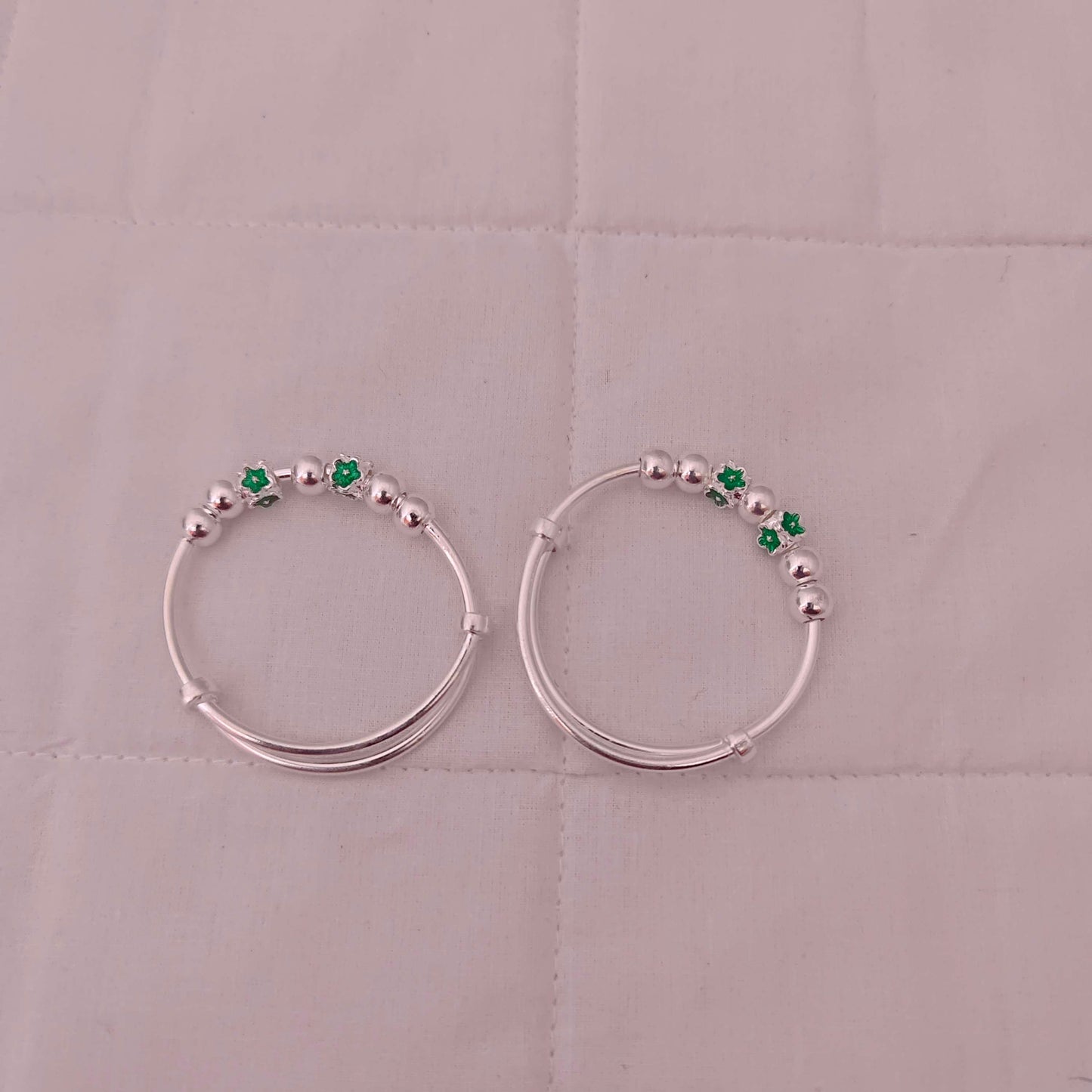 silver anklets children pattern designs -rcg066 92.5 silver ramala jewelry / ramala collections