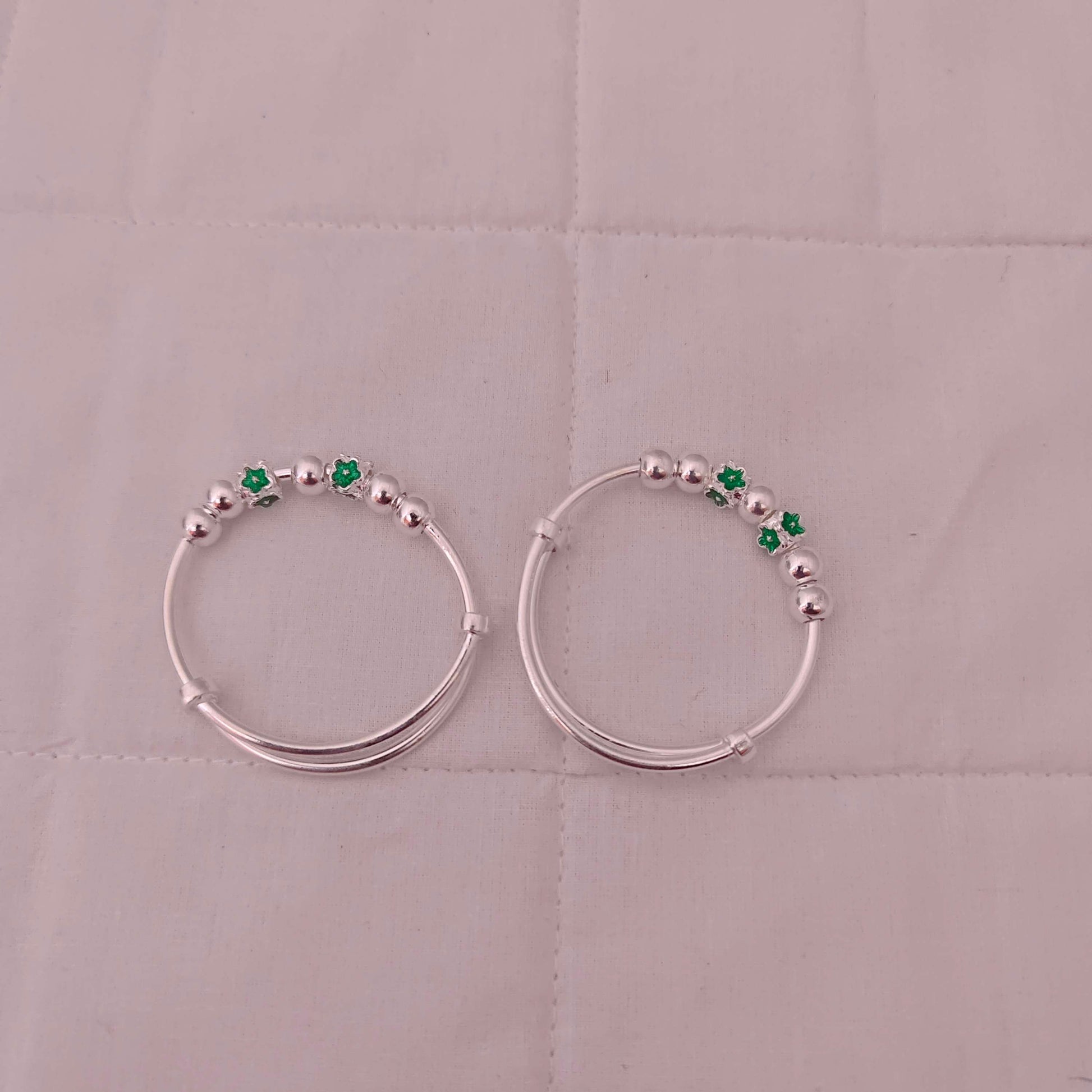 silver anklets children pattern designs -rcg066 92.5 silver ramala jewelry / ramala collections