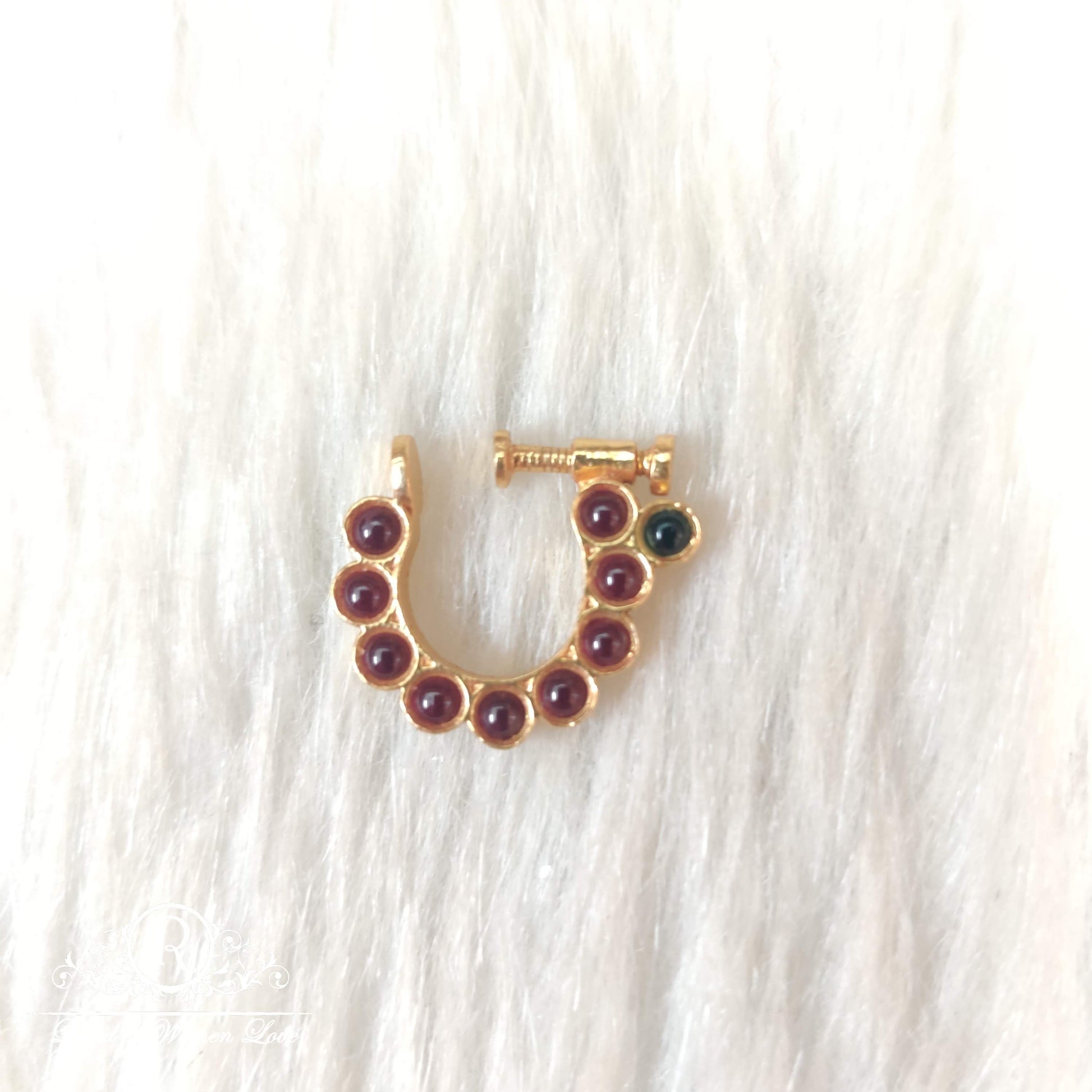 silver nose pins-ra87 92.5 silver ramala jewelry / ramala collections