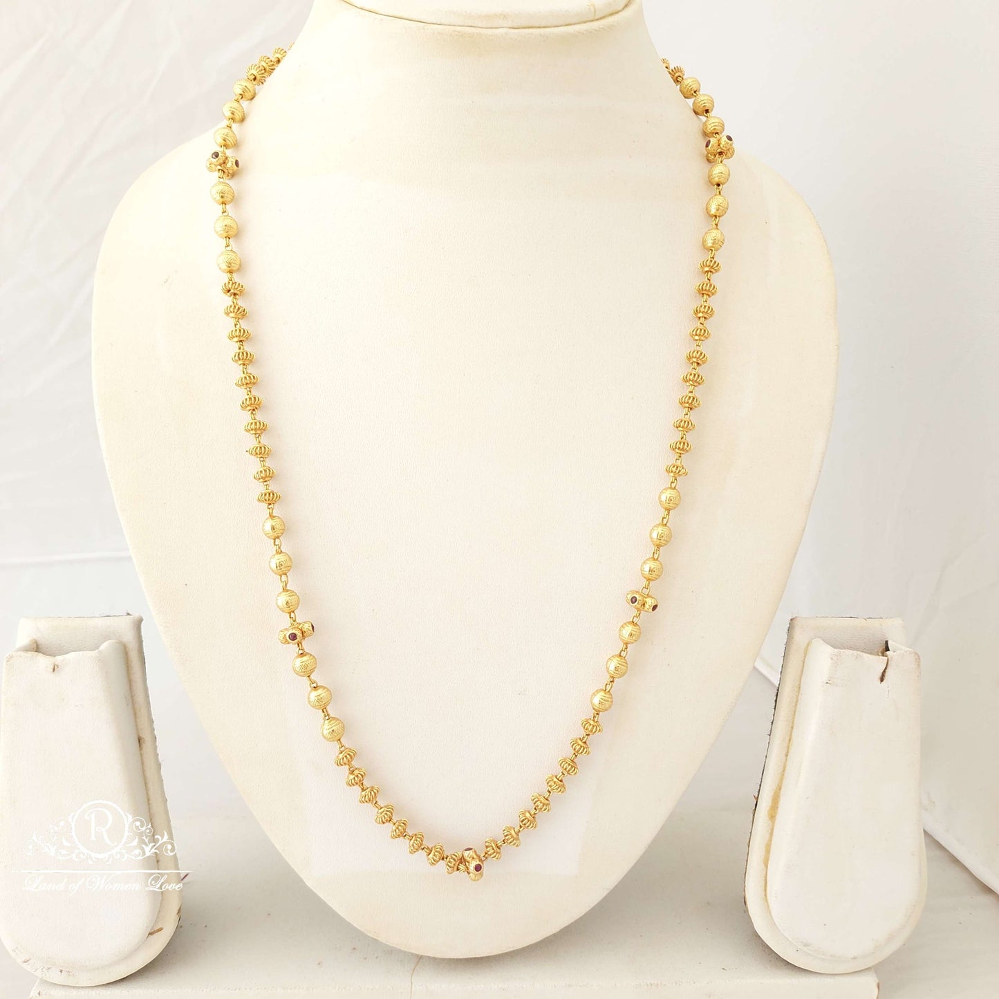 Silver Gold balls Chain-SA470