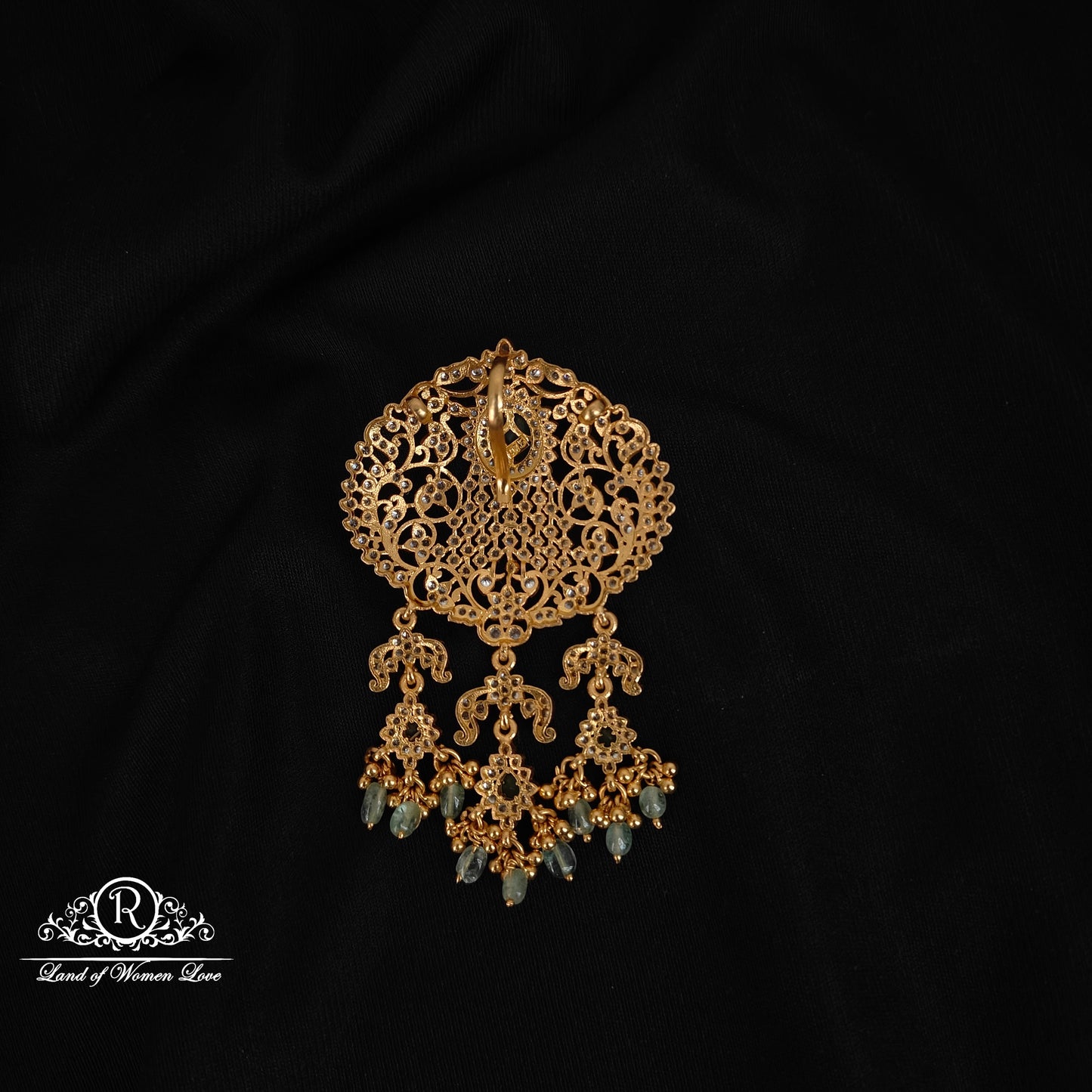 92.5 Silver CZ-'s Beautiful pendant-RCCP356