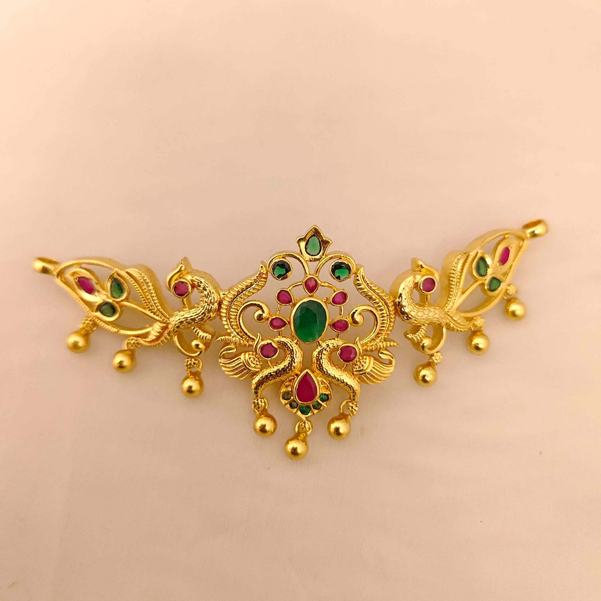 silver peacock design chocker-jr127 92.5 silver ramala jewelry / ramala collections