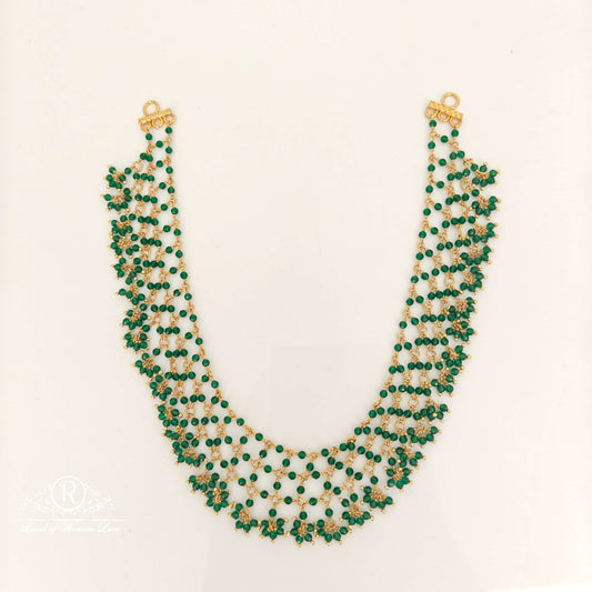 necklace real mania beads jali design silver necklace-rcah03 92.5 silver ramala jewelry / ramala collections