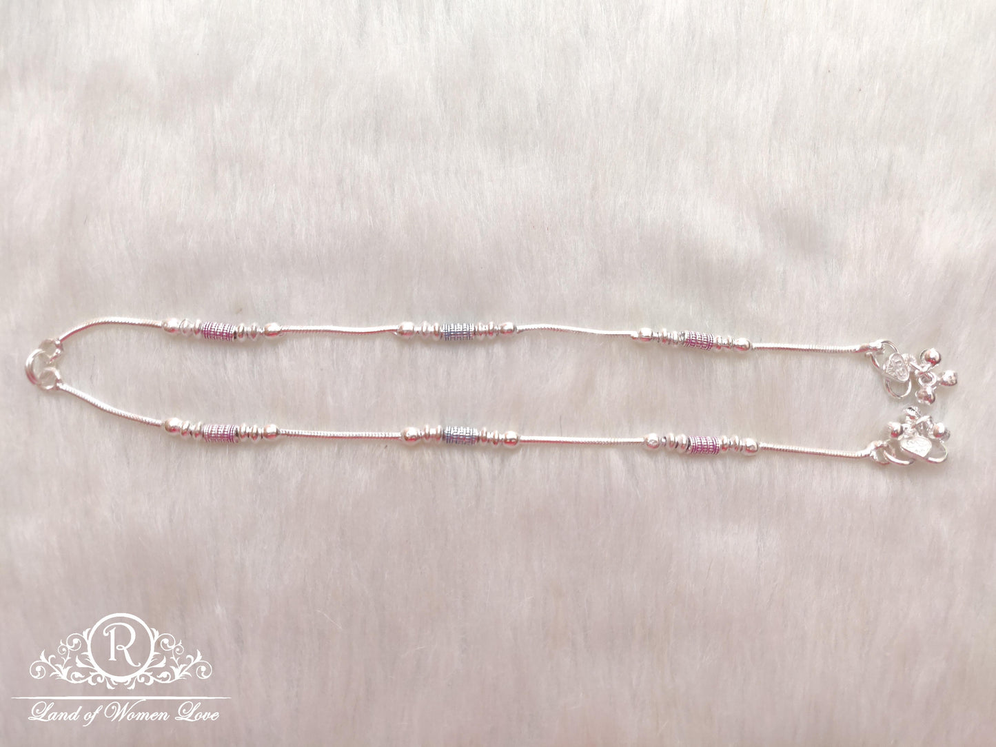 silver anklets-ra49 92.5 silver ramala jewelry / ramala collections