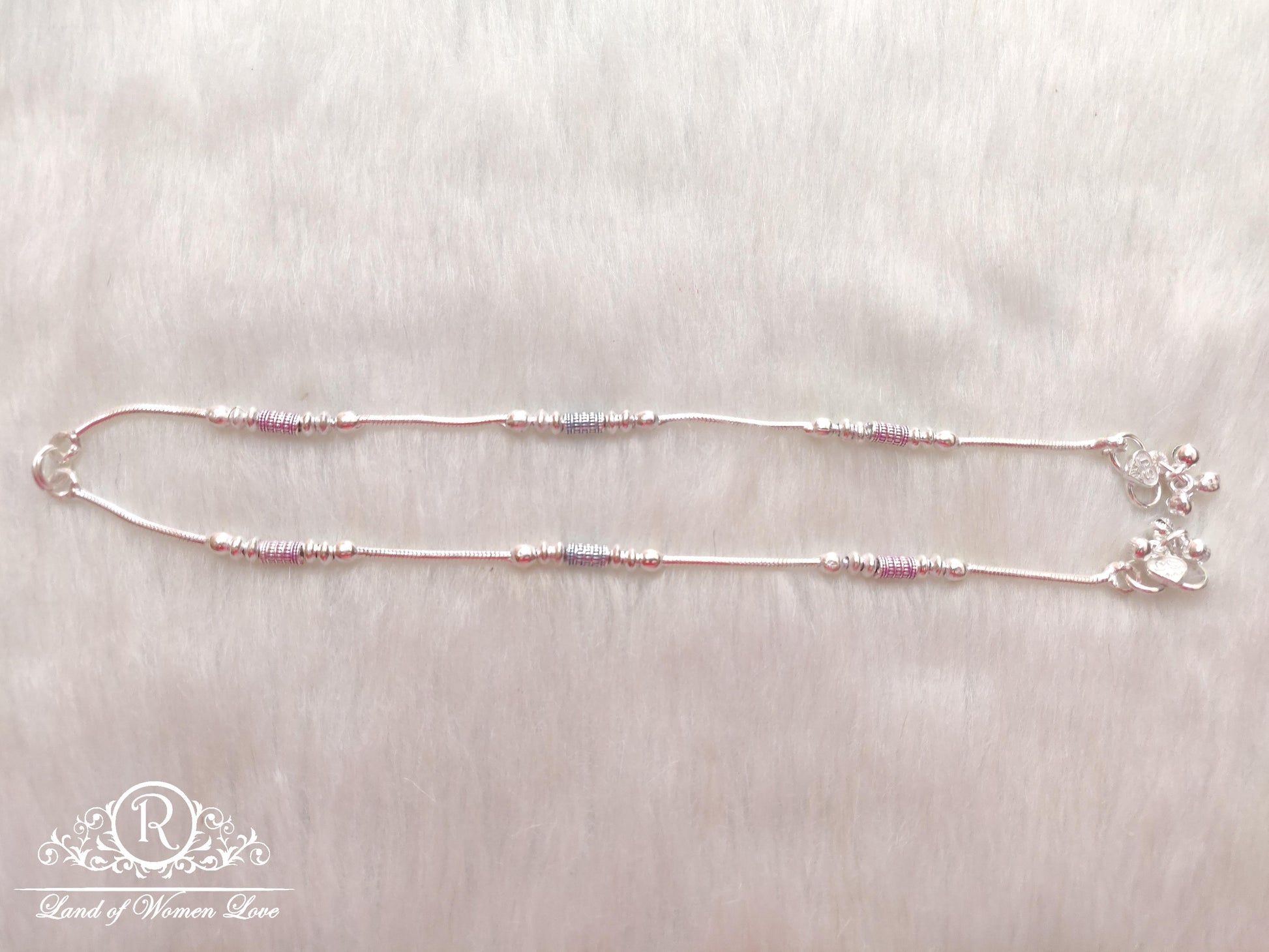 silver anklets-ra49 92.5 silver ramala jewelry / ramala collections