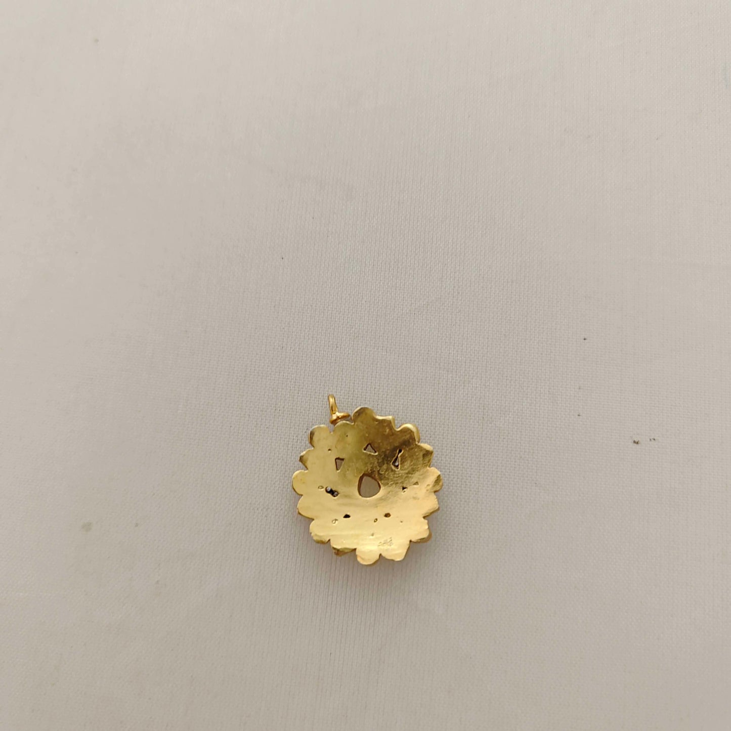 Silver kundan pendant - RCD269