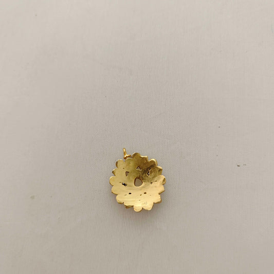 Silver kundan pendant - RCD269