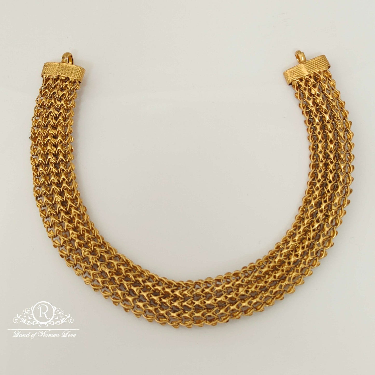 Silver Kempu Stones Necklace-RCCP13