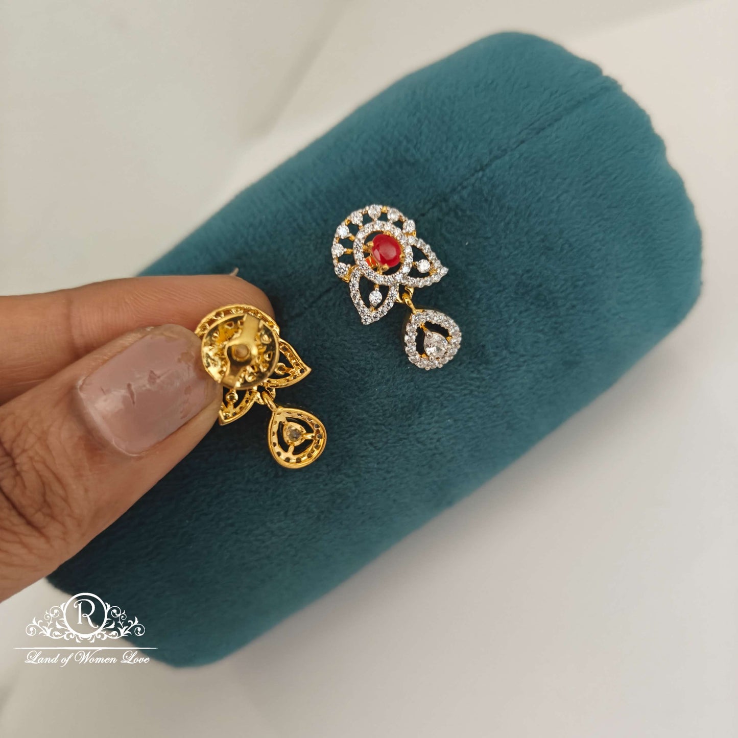 Diamond finishing Replica Silver Studs-RC94-90CP013