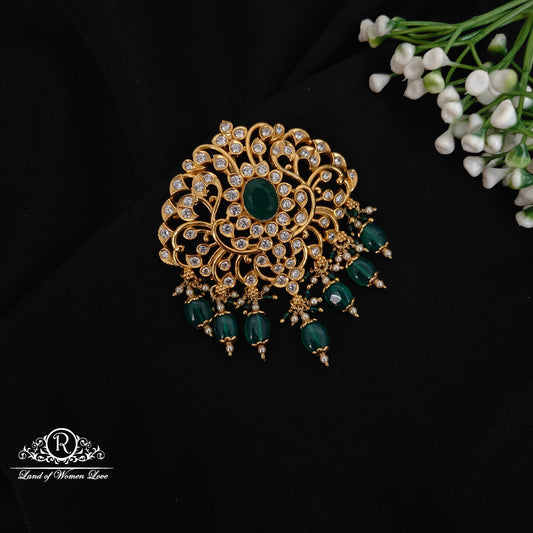 pendant 92.5 silver cz- stones beautiful pendant cz 92.5 silver ramala jewelry / ramala collections