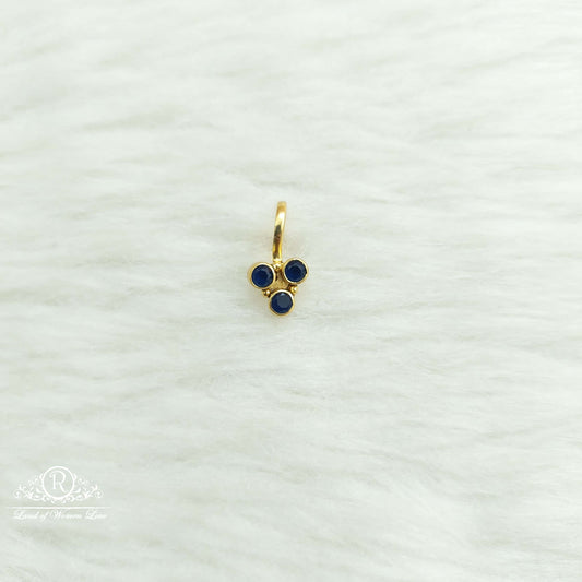 nose pin silver nose pins-sa509-4 92.5 silver ramala jewelry / ramala collections