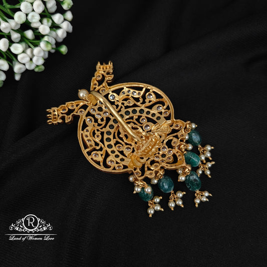 Silver Lakshmi Devi pendant -RC06M329