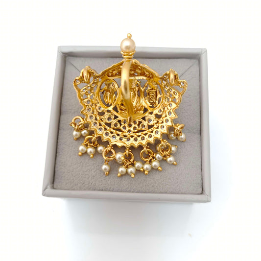 Silver Ramparivar pendant designs-RCM704