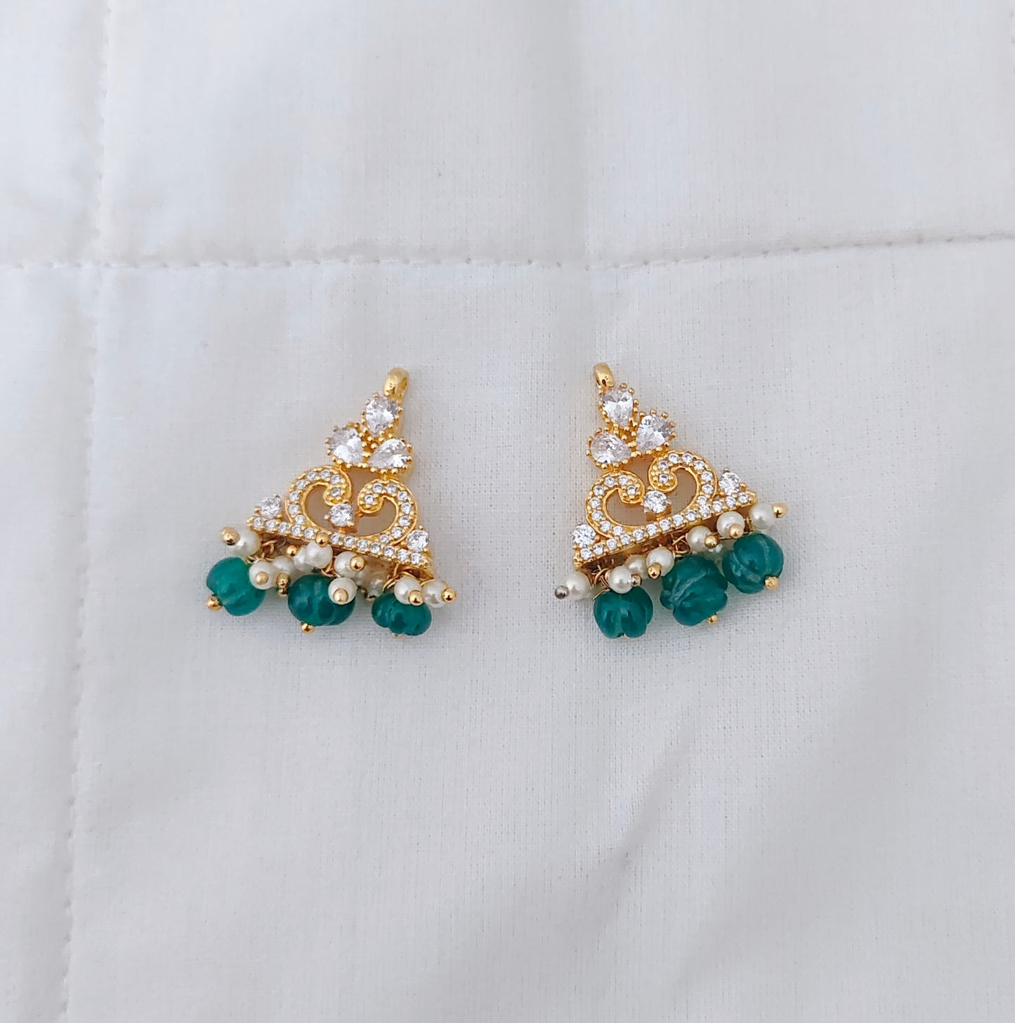 silver gold polish side locket design -rcd231 cz 92.5 silver ramala jewelry / ramala collections