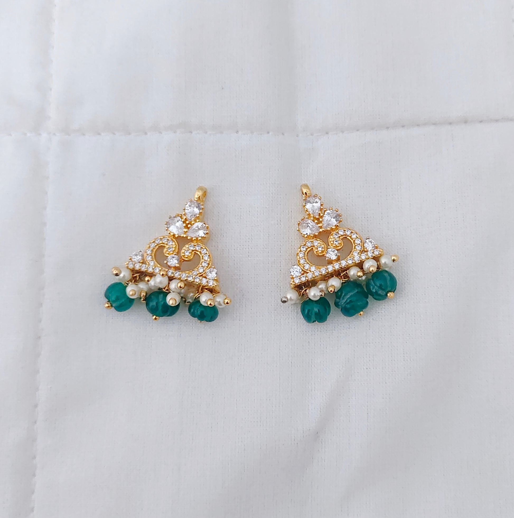 silver gold polish side locket design -rcd231 cz 92.5 silver ramala jewelry / ramala collections