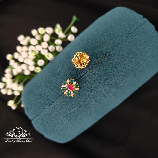 Silver cute and beautiful Earrings -RCBG087