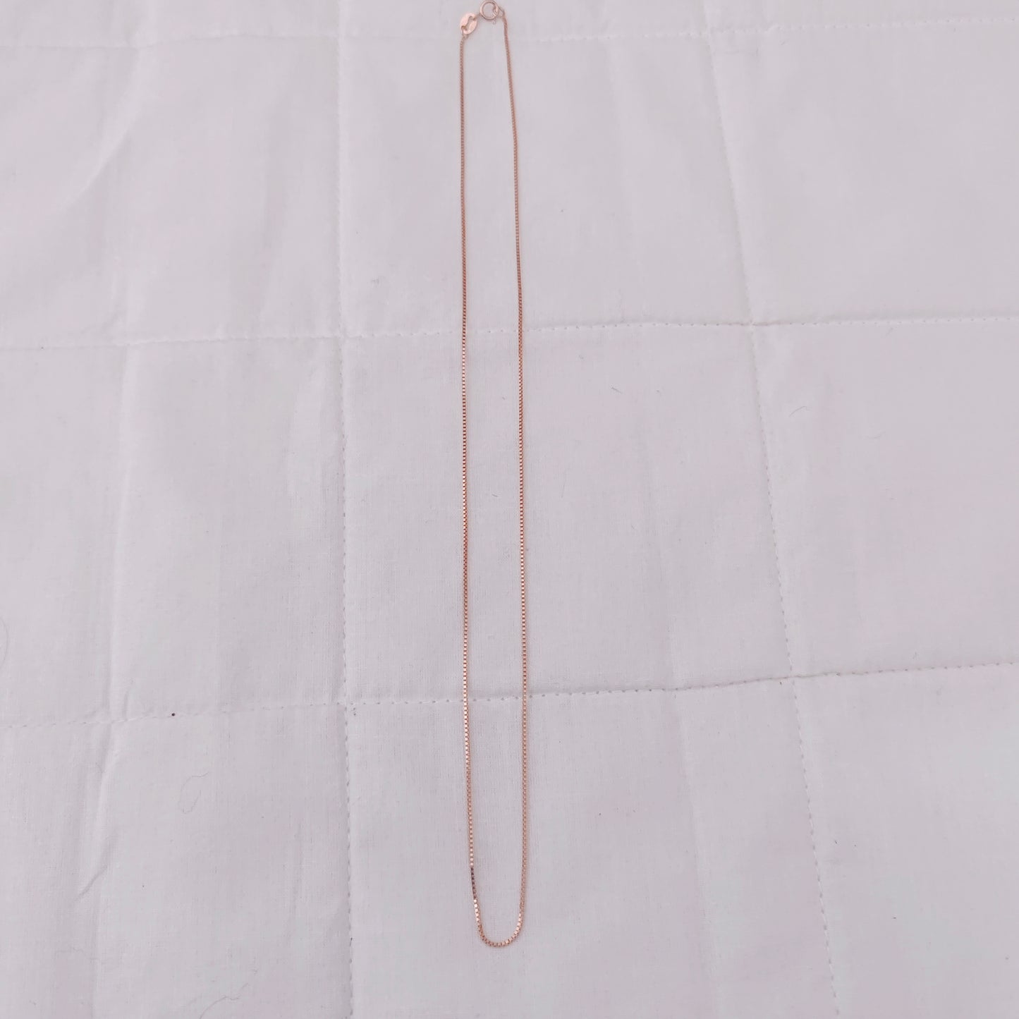 Silver rose gold polish chain-RCD150