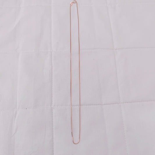 Silver rose gold polish chain-RCD150