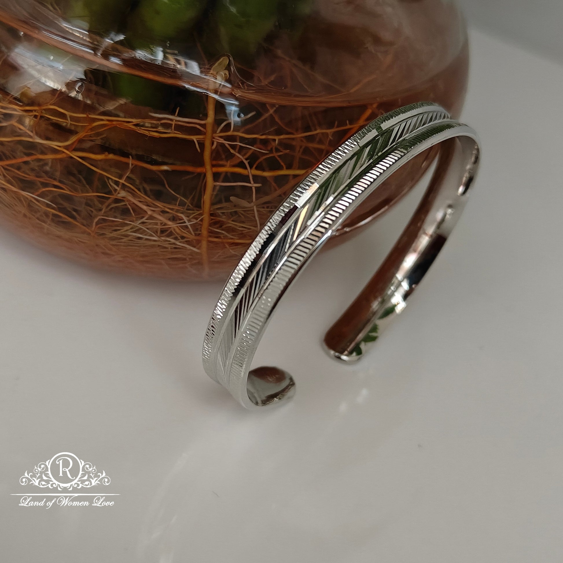 92.5 silver adjustable kada-rcra89 92.5 silver ramala jewelry / ramala collections