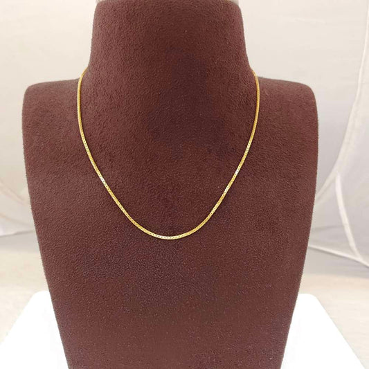 chain silver base gold polish chain-rct232 92.5 silver ramala jewelry / ramala collections