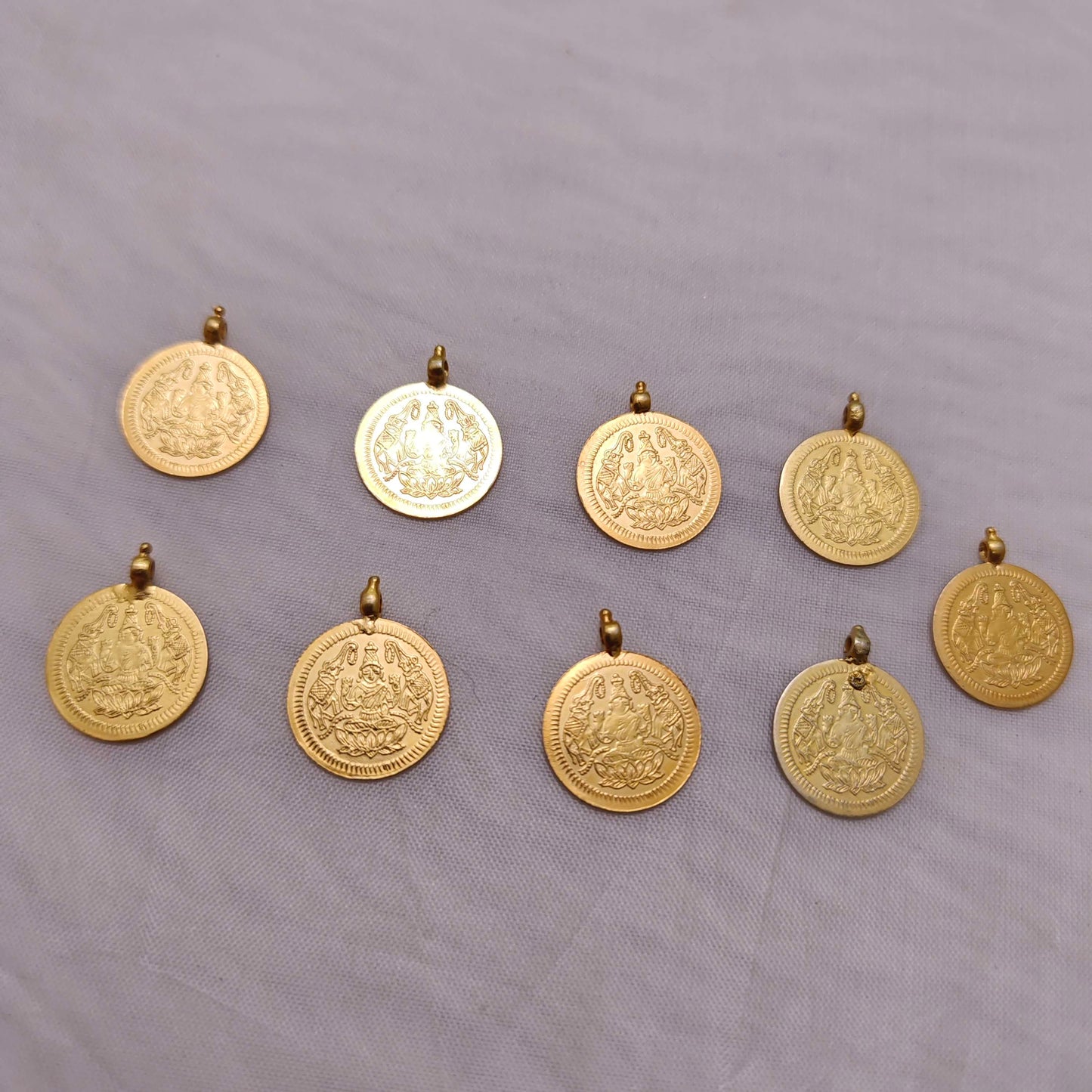 Silver kasu locket -RCV277