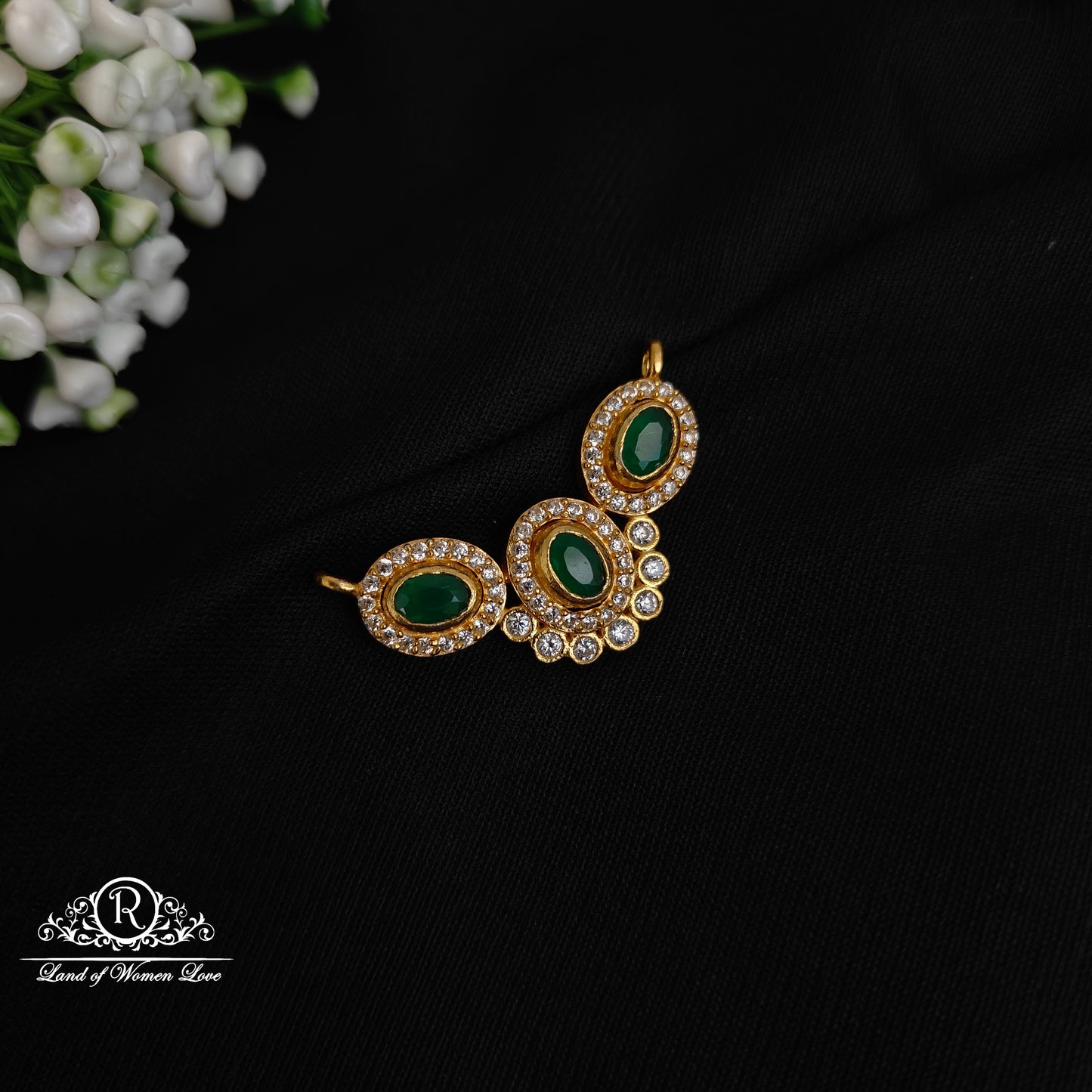 pendant silver mala pendant -rc06m347 92.5 silver ramala jewelry / ramala collections