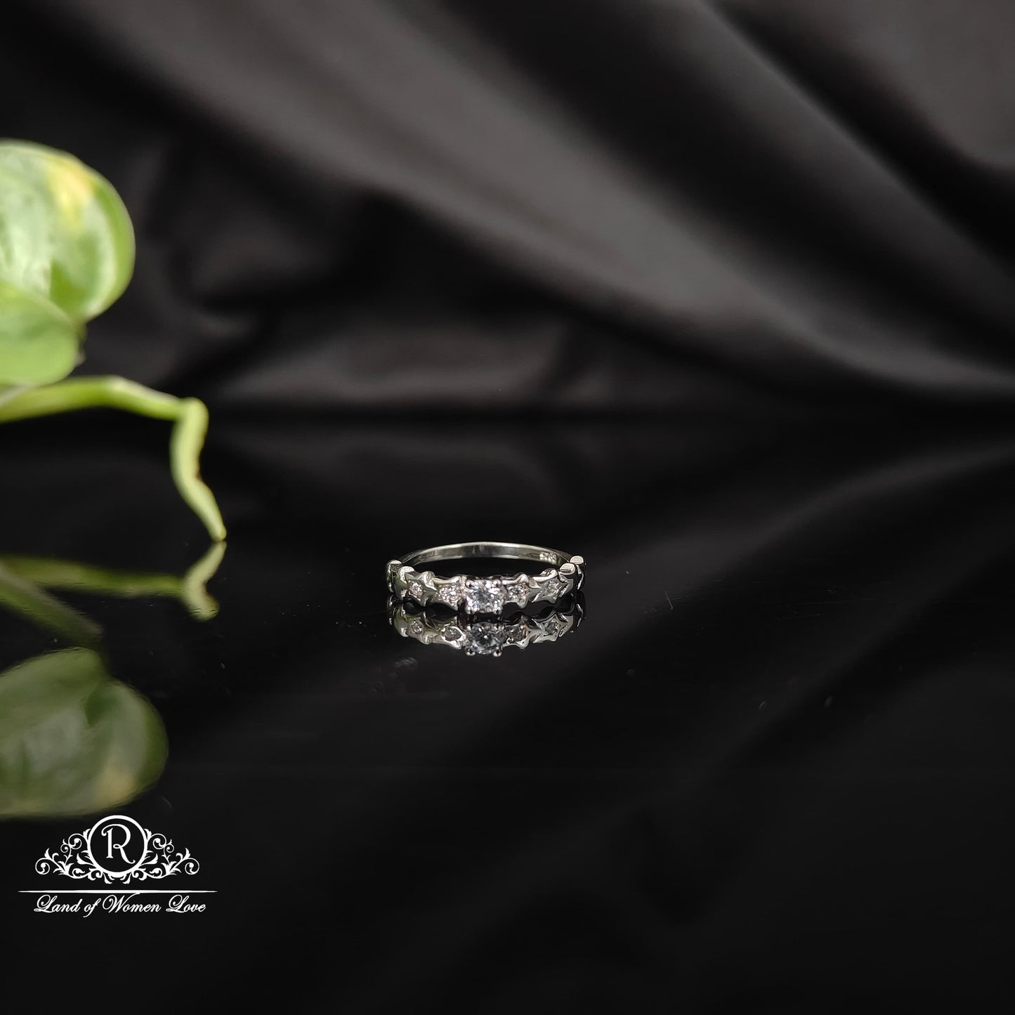 ring silver rodhium polish finger ring -rcra57 92.5 silver ramala jewelry / ramala collections