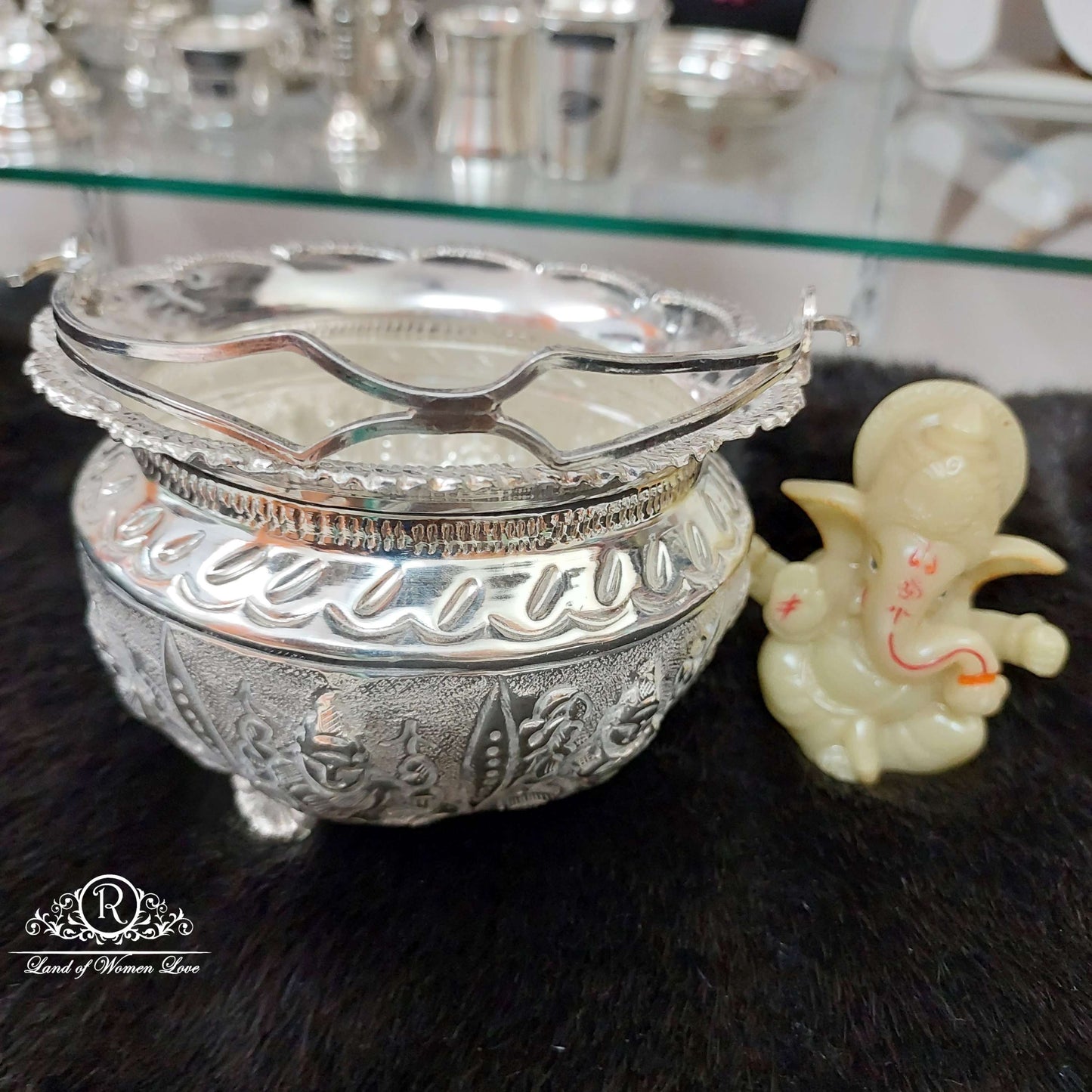 Silver Pooja Butta-S473