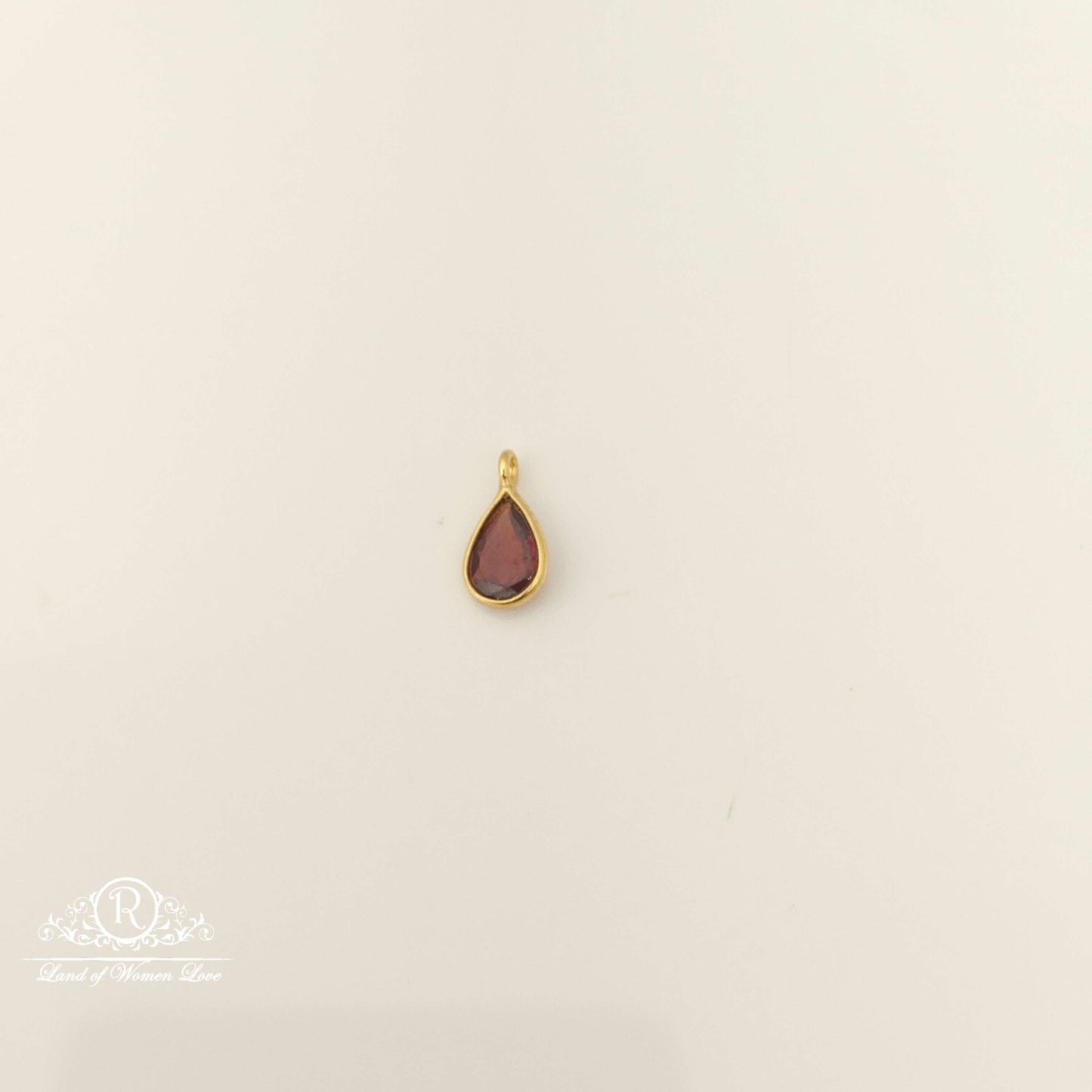 Silver Small Water Drop💧 Design Stone Pendant -RCL21