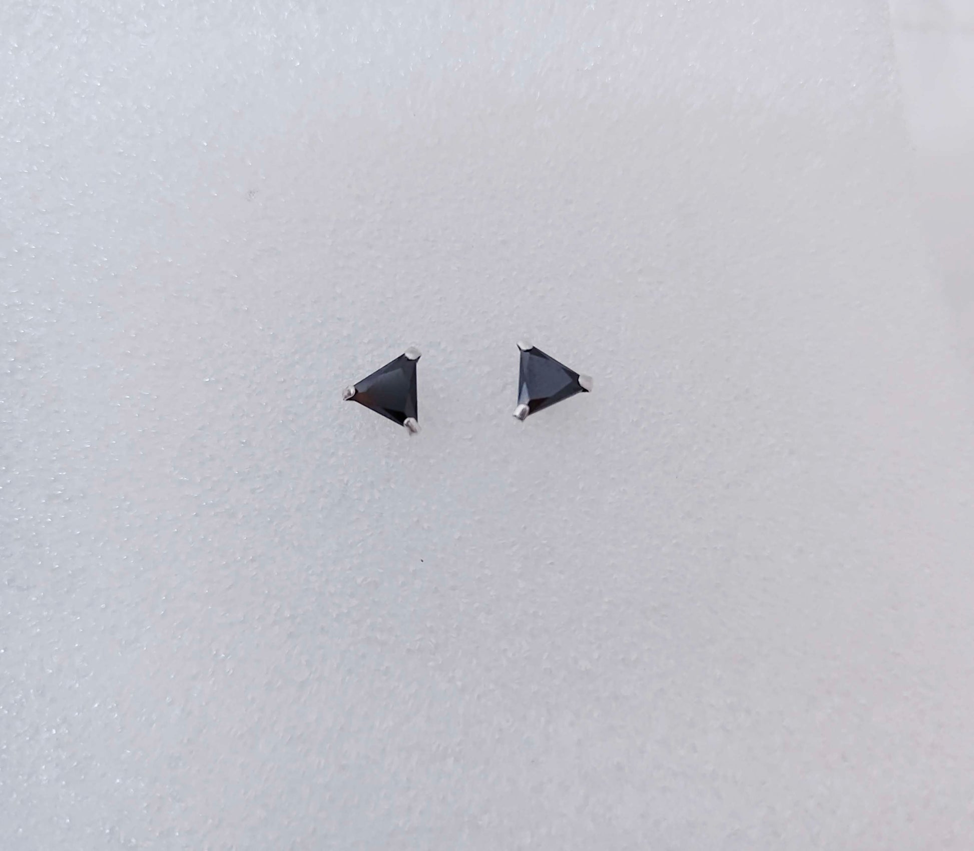 stud silver earrings with nose pins - rcd207 92.5 silver ramala jewelry / ramala collections