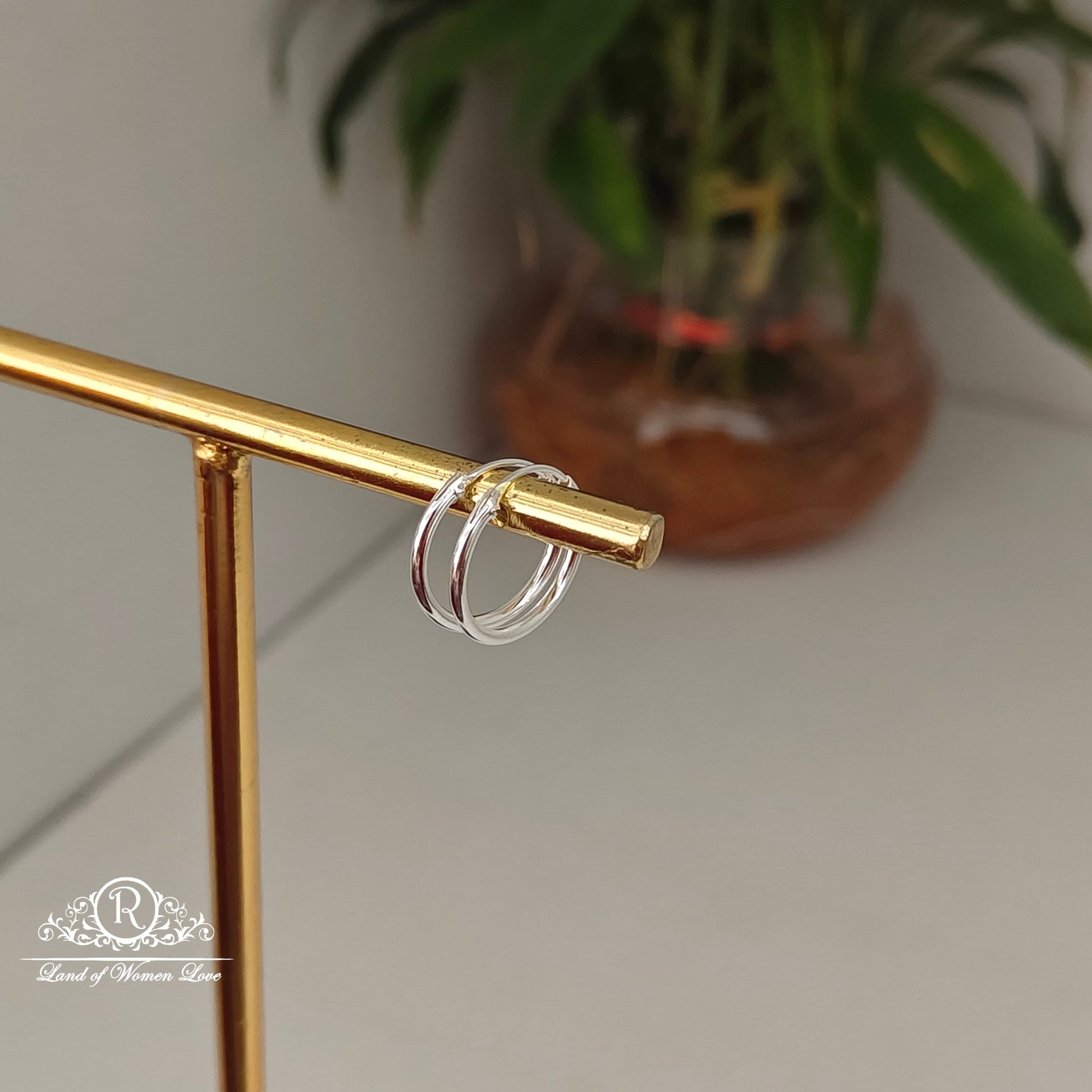 hoop silver hoop model kids earring -rcrb4 92.5 silver ramala jewelry / ramala collections