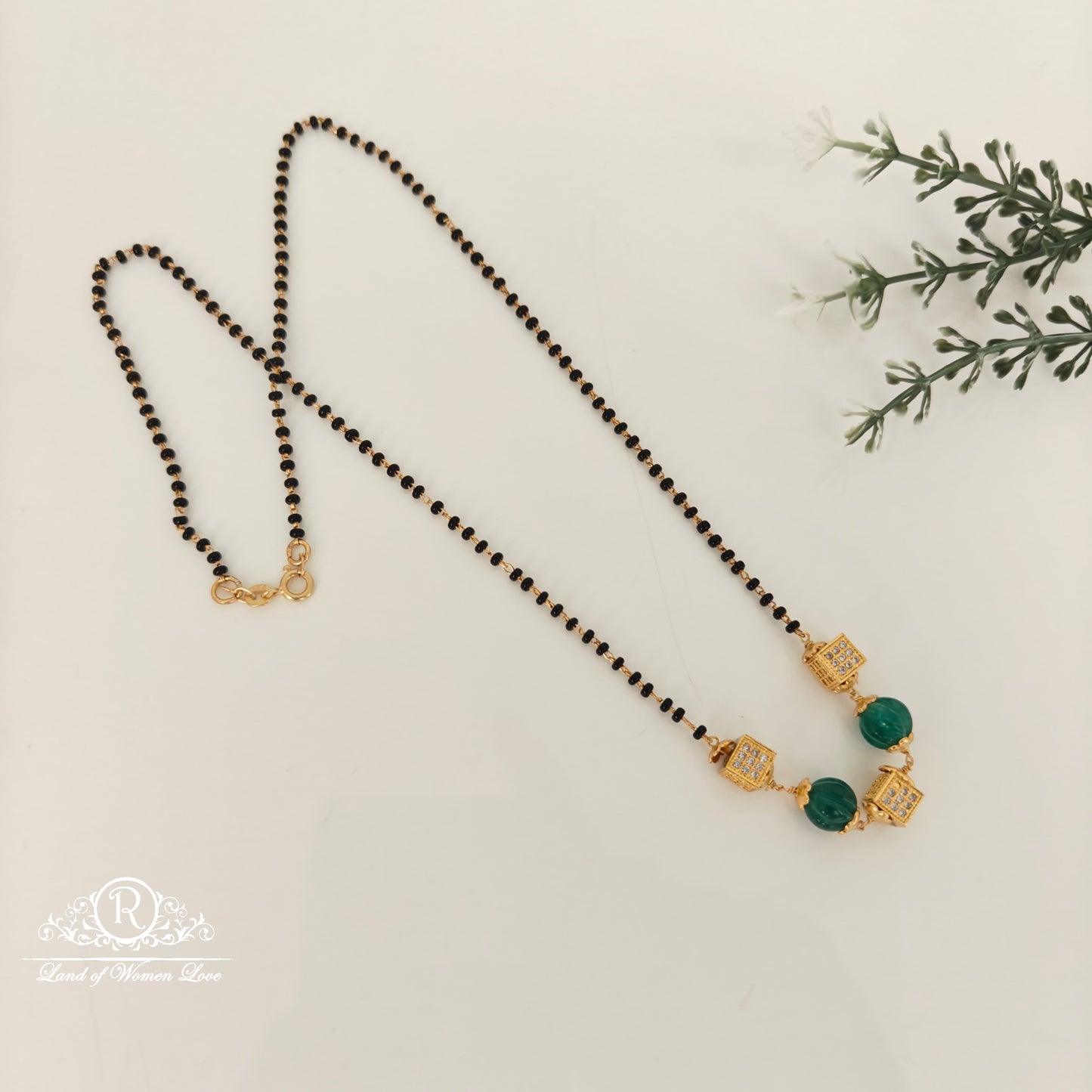 silver black beads-rch687 92.5 silver ramala jewelry / ramala collections