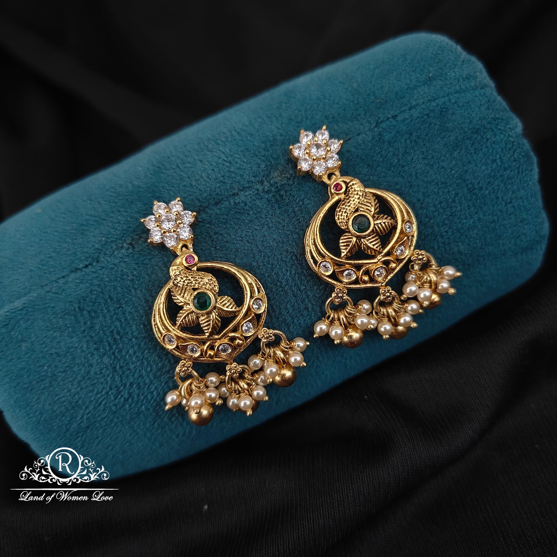 earrings 92.5 silver simple and cute earrings with hangings 92.5 silver ramala jewelry / ramala collections