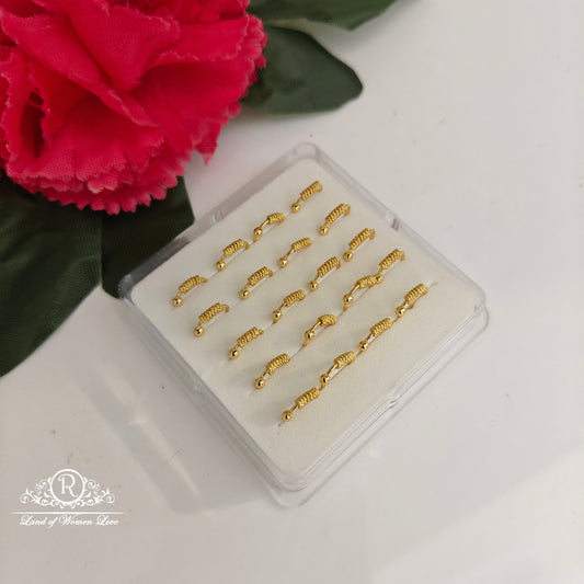 92.5 silver simple and cute nose pins and second tops - rchs44-1 92.5 silver ramala jewelry / ramala collections