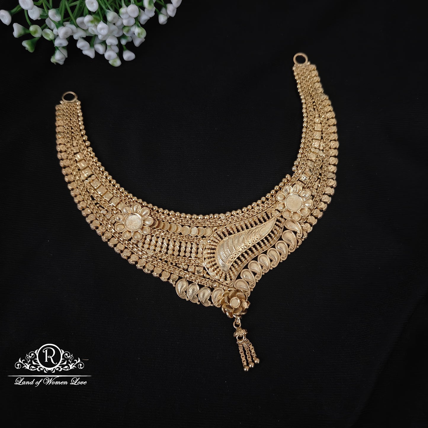 necklace 92.5 silver simple and cute necklace - rcb17 92.5 silver ramala jewelry / ramala collections