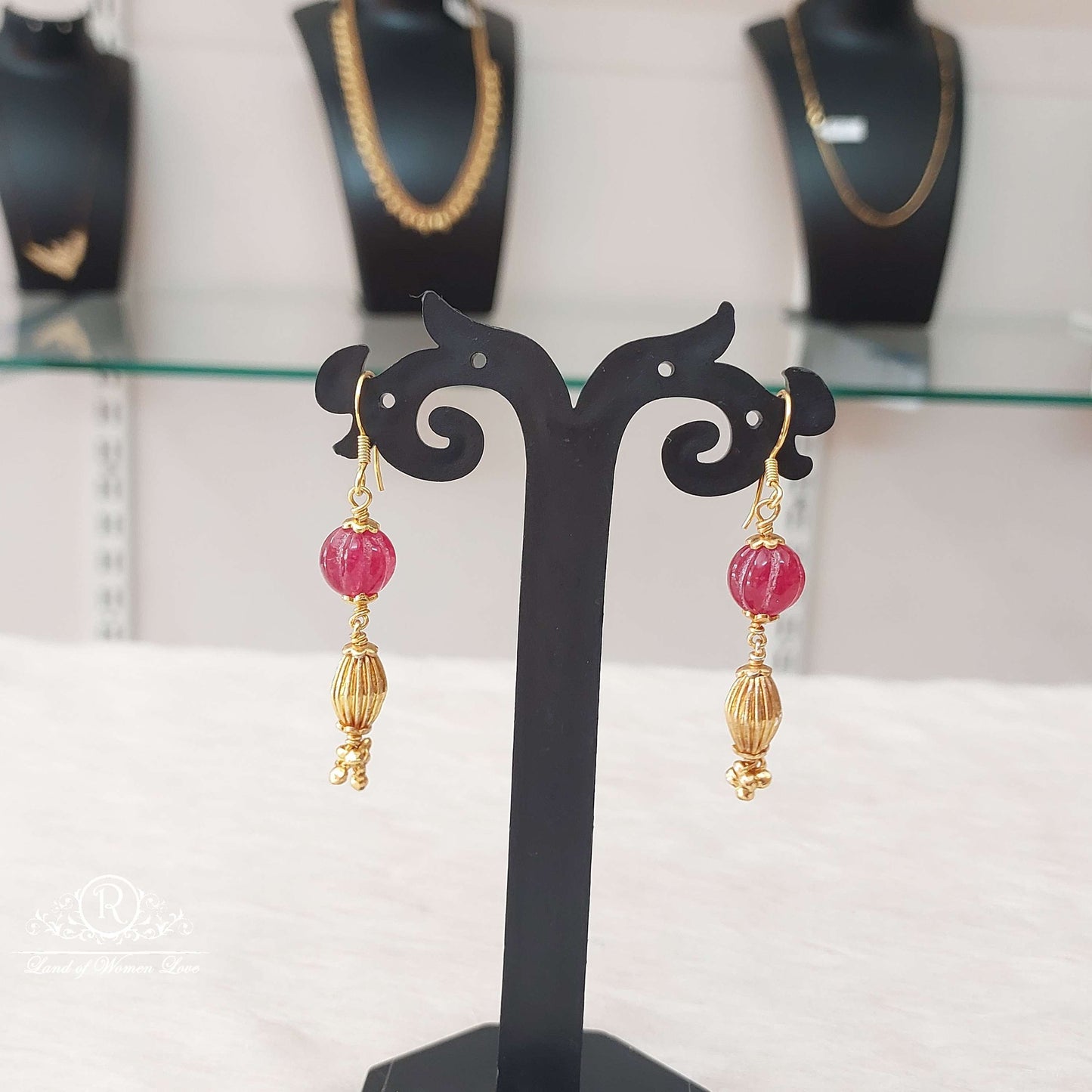 Silver Hanging Earrings-S945