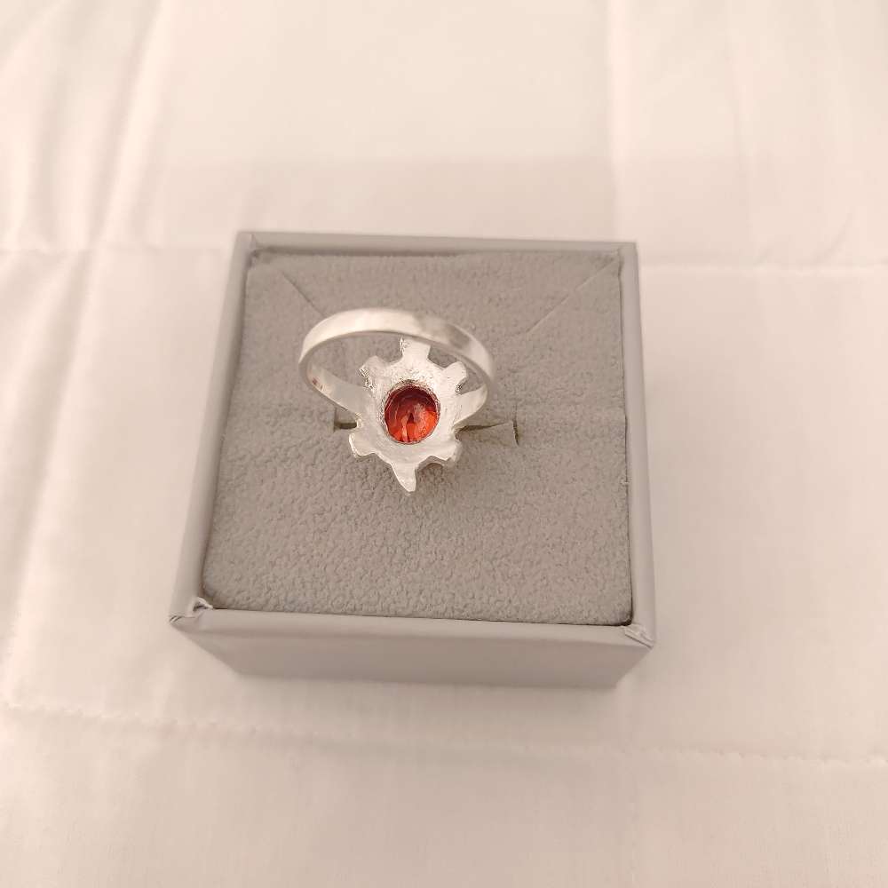 Silver Kubera Design Finger Ring-RCA055