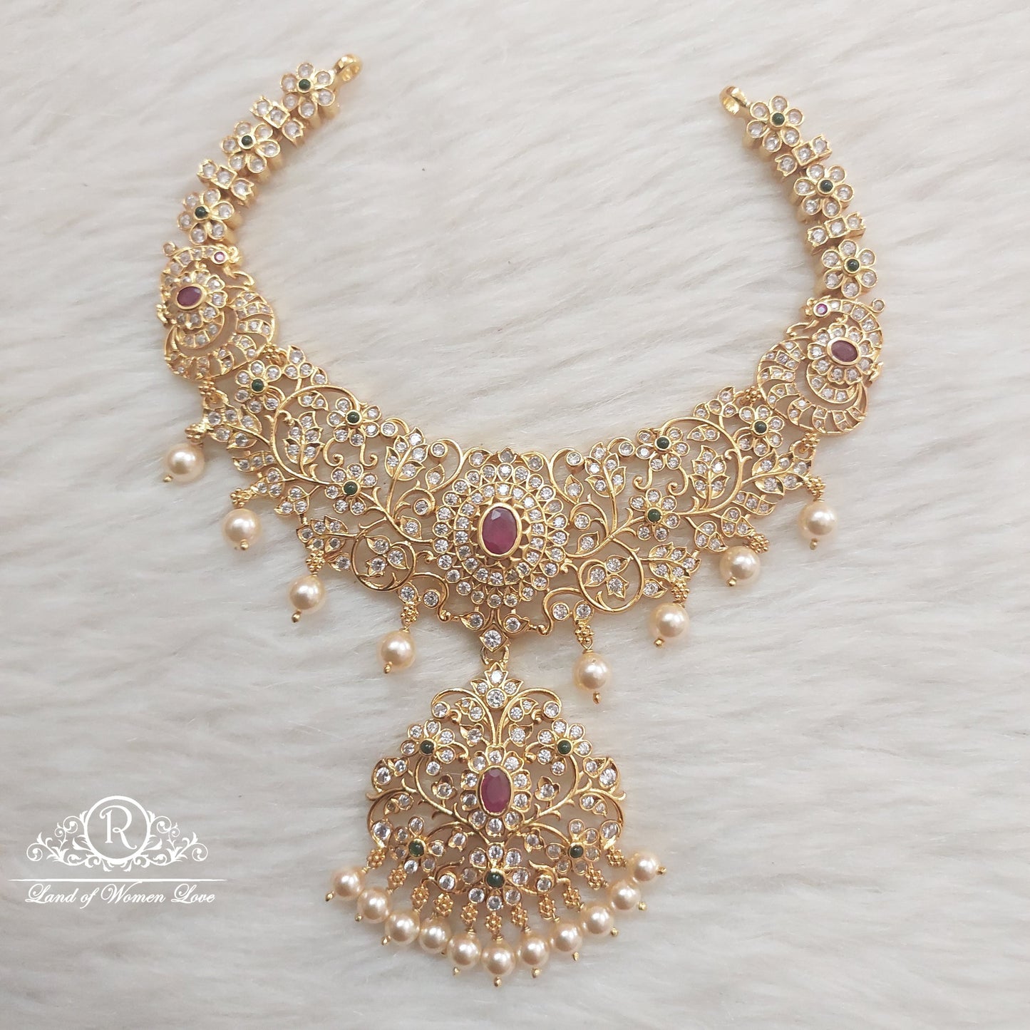 Silver Necklace Designs-RN79